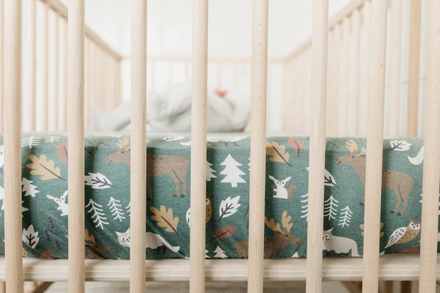 Copper Pearl Crib Sheet - Atwood