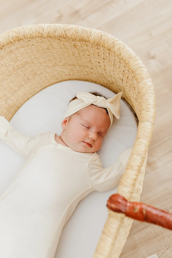 Copper Pearl Knotted Gown - Yuma Cream