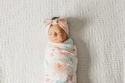 Knit Swaddle Blanket - Bloom