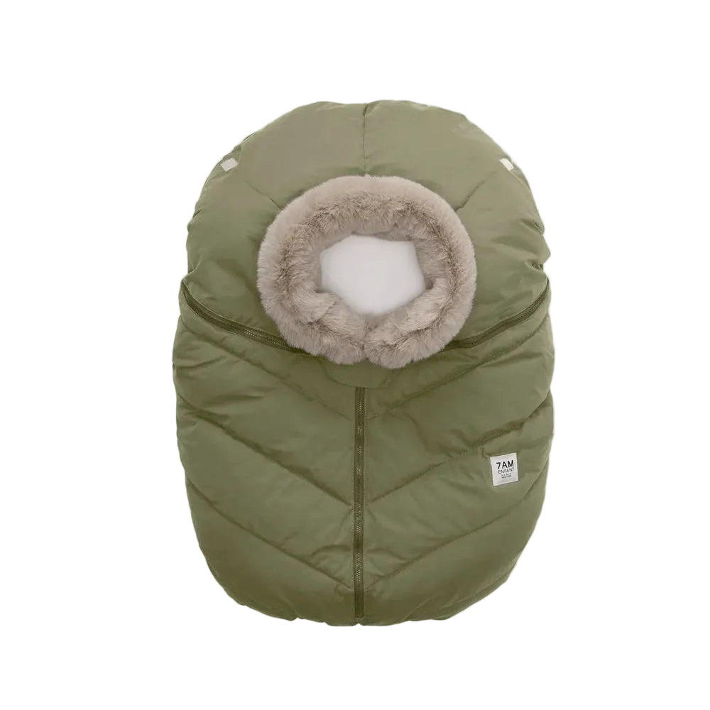 Car Seat Cocoon • Helsinki  Woodland Faux Fur