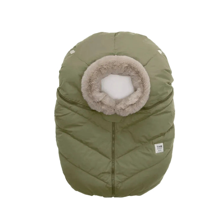 Car Seat Cocoon • Helsinki  Woodland Faux Fur