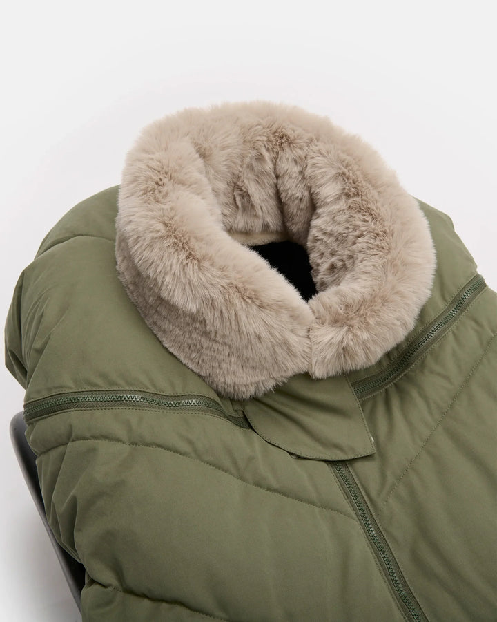 Car Seat Cocoon • Helsinki  Woodland Faux Fur