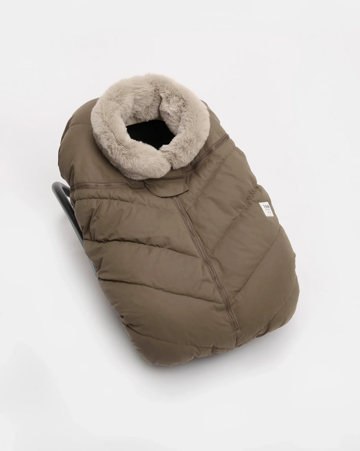 Car Seat Cocoon • Helsinki  Woodland Faux Fur (Copy)