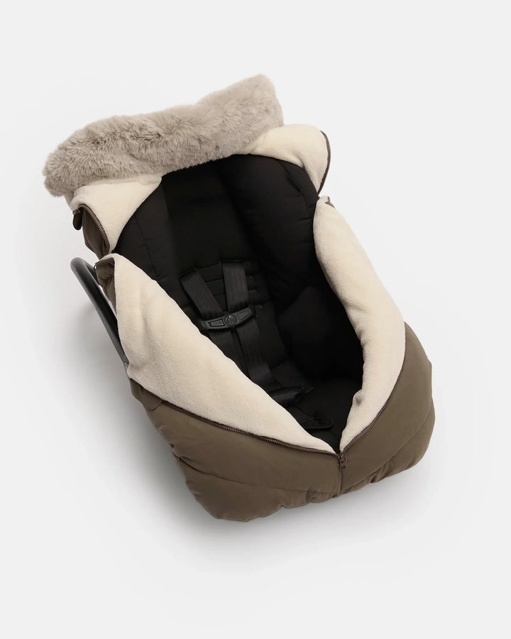 Car Seat Cocoon • Helsinki  Woodland Faux Fur (Copy)