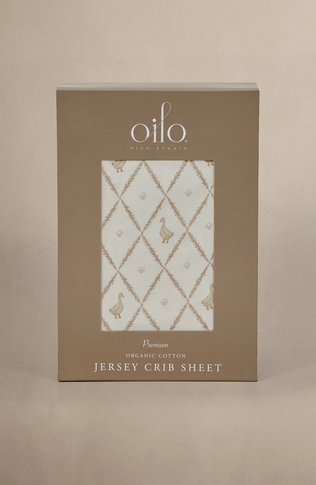 Oilo Duck Crib Sheet