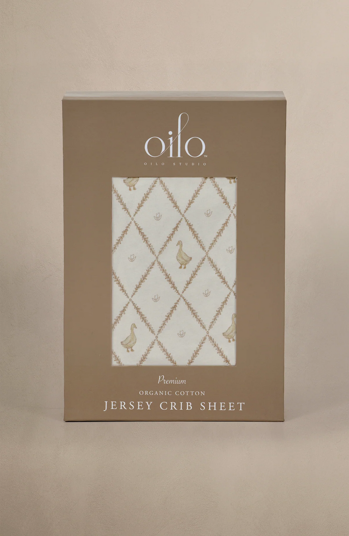 Oilo Duck Crib Sheet