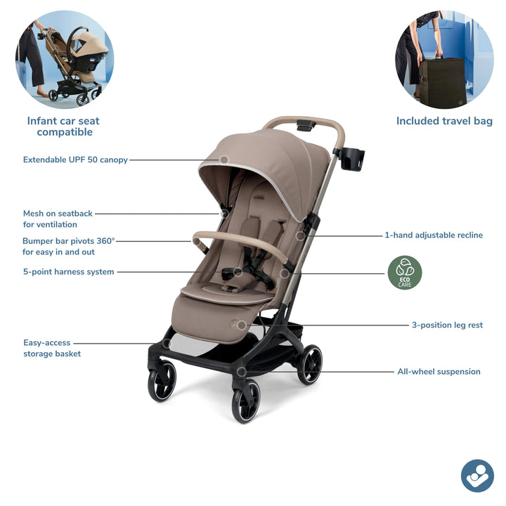 Oxford Cabin Lightweight Travel Stroller