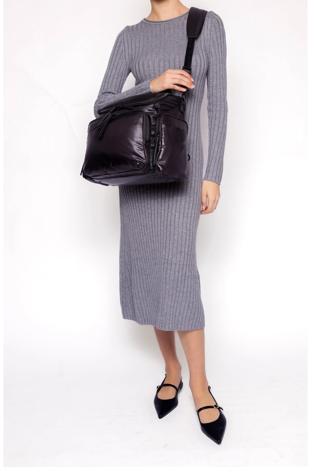 Caraa Baby Bag - Medium Black Nylon