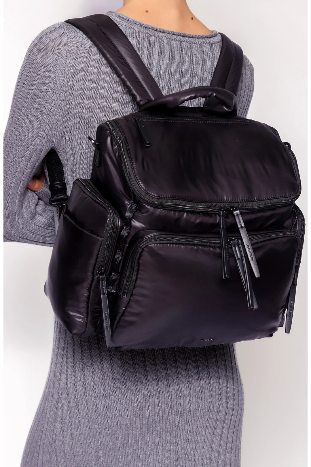 Caraa Baby Bag - Medium Black Nylon