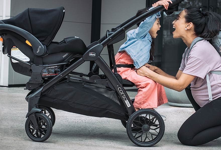 chicco together stroller Chicco Corso Flex Passenger Bundle – Baby Grand