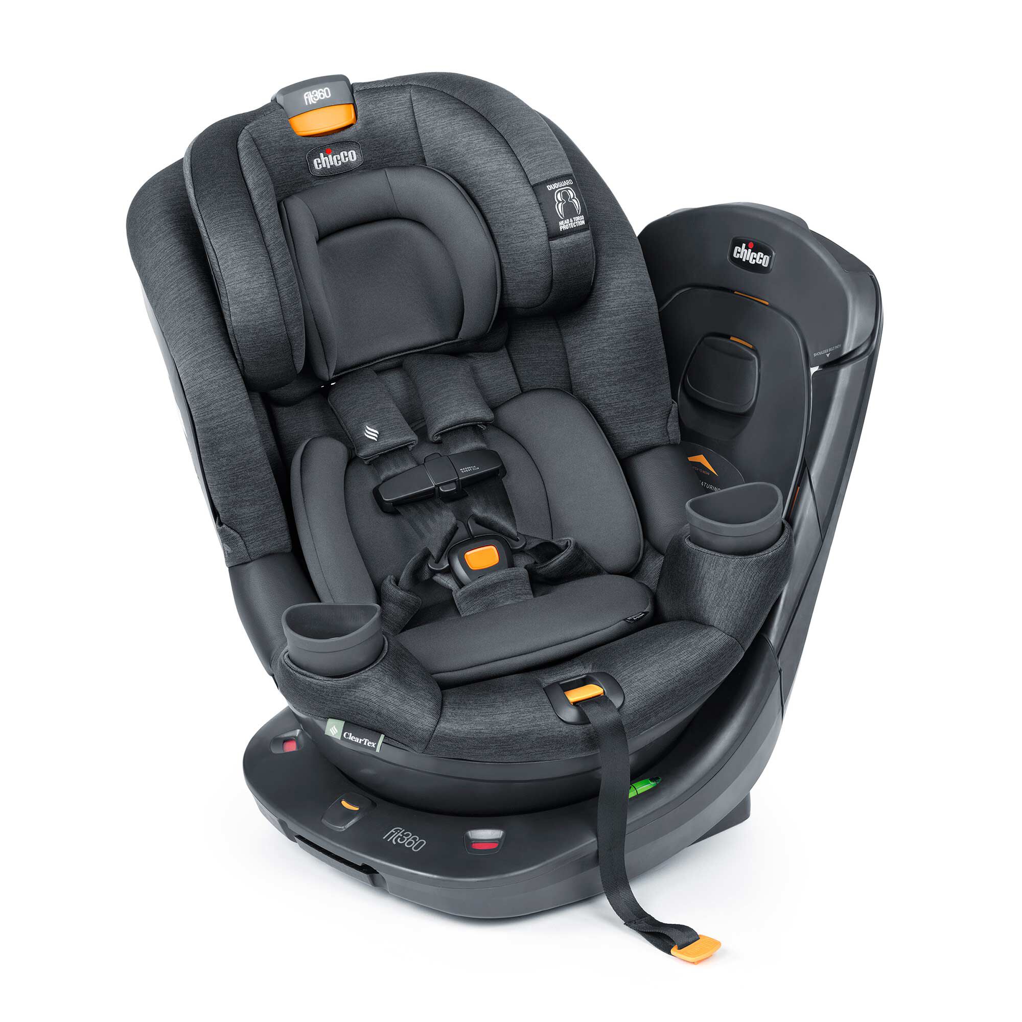 Chicco Fit360 ClearTex Rotating Convertible Car Seat Baby Grand