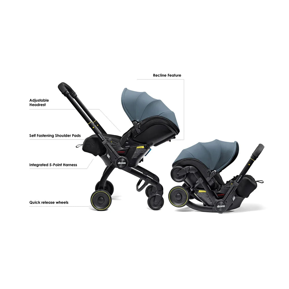 NEW! Doona X All-in-One Car Seat & Stroller with Latch Base