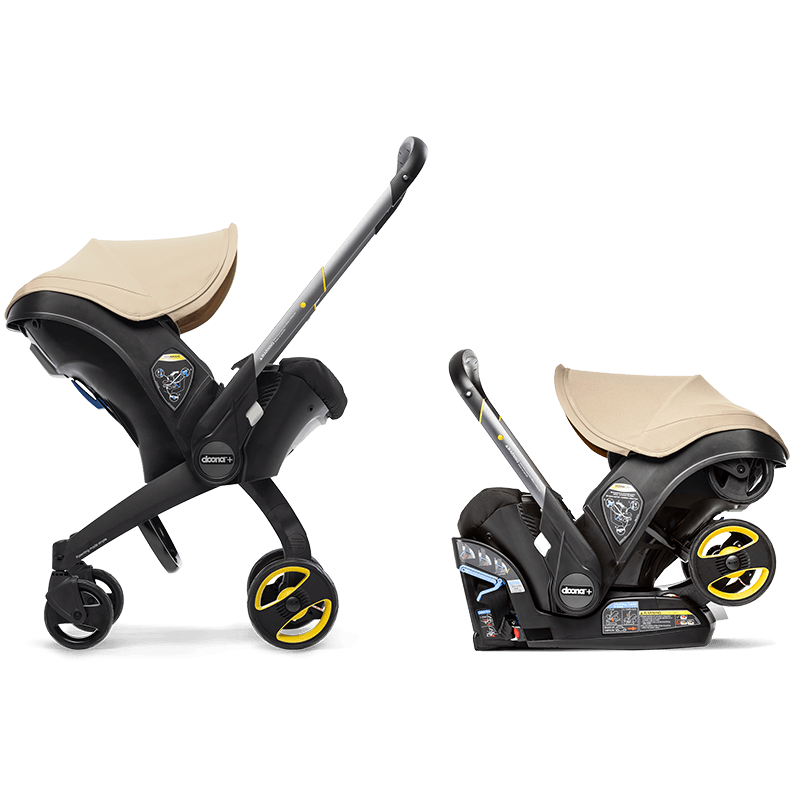 black and yellow stroller travel system Doona Infant Car Seat Stroller – Baby Grand