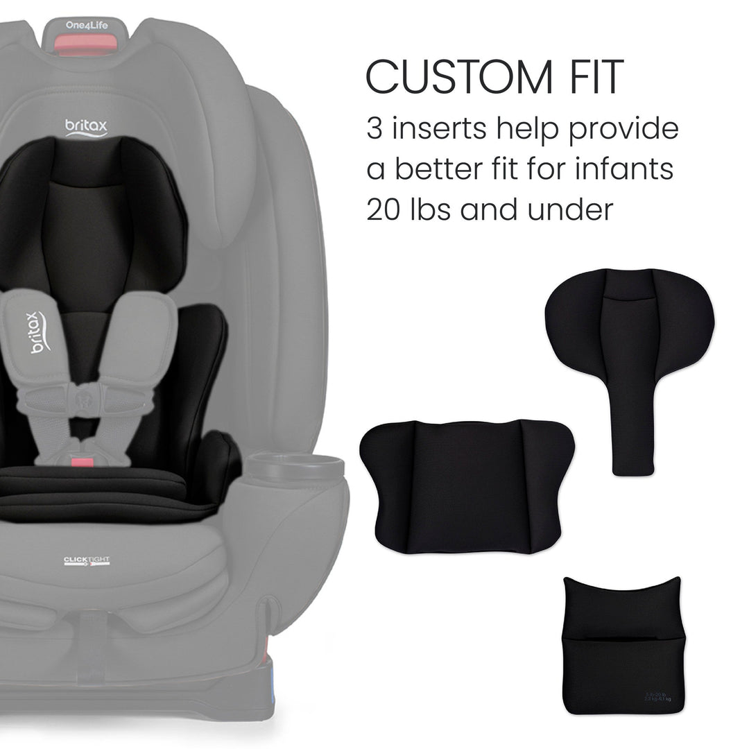 britax infant insert Britax One4Life All-in-One Car Seat with ClickTight Installation + Saf – Baby Grand