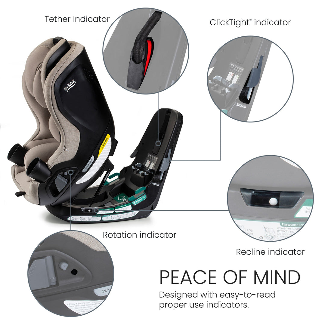 britax 360 Britax Galaxy 360 Slim Rotating Car Seat