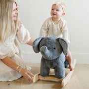 Plush Elephant Rocker