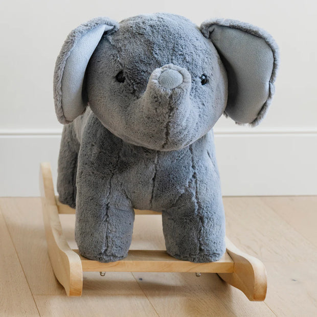 Plush Elephant Rocker