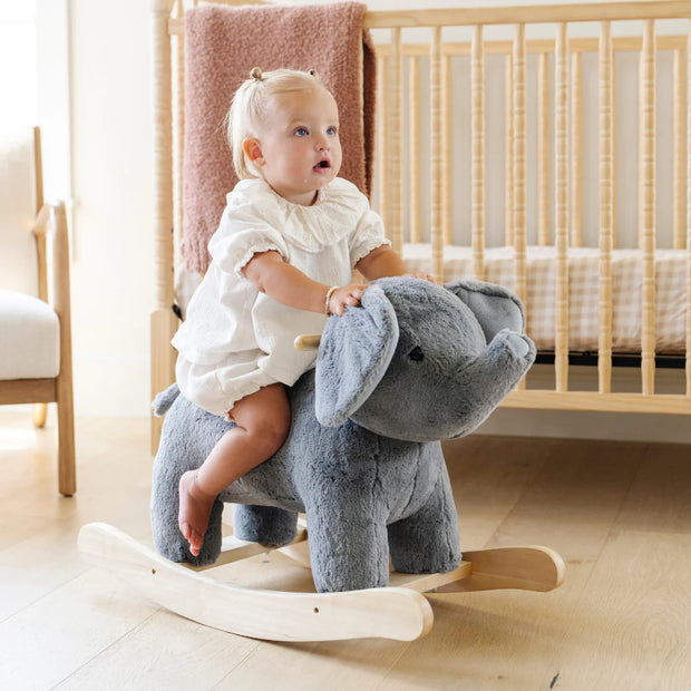 Plush Elephant Rocker