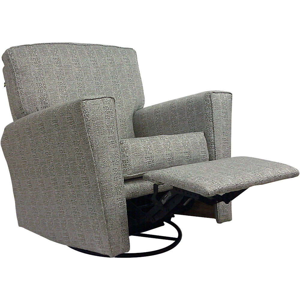 1st Chair Emerson Swivel Recliner Glider - Teeny Bopper Ivory  IN STOCK