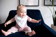 Baby Bandana Bibs - White Basics