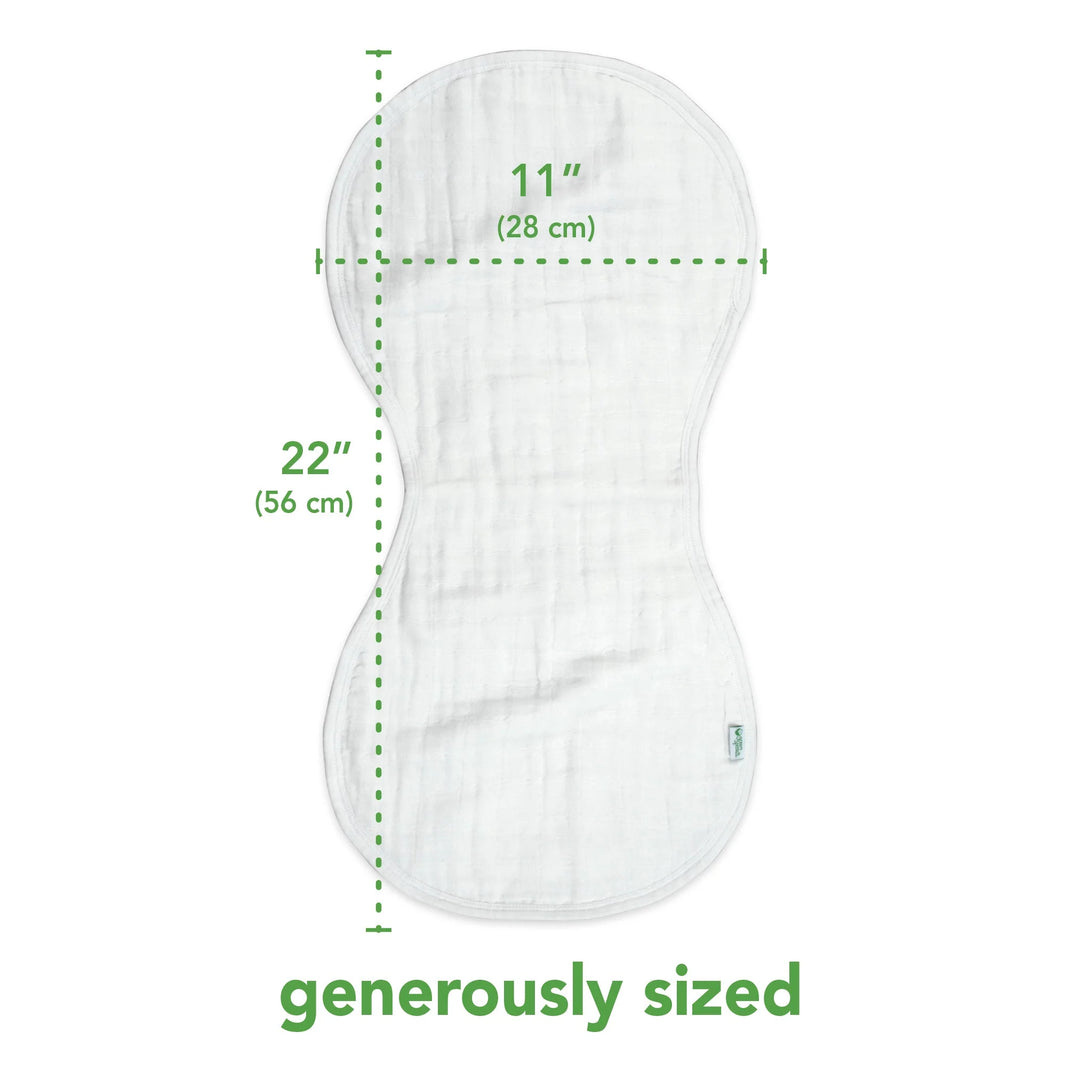 Green Sprouts Organic Cotton Muslin Burp Cloths (3pc)
