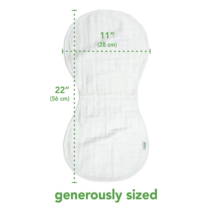 Green Sprouts Organic Cotton Muslin Burp Cloths (3pc)