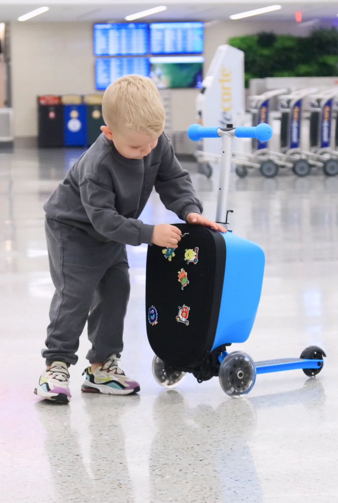 Micro Scooter Luggage Junior LED Patch & Play