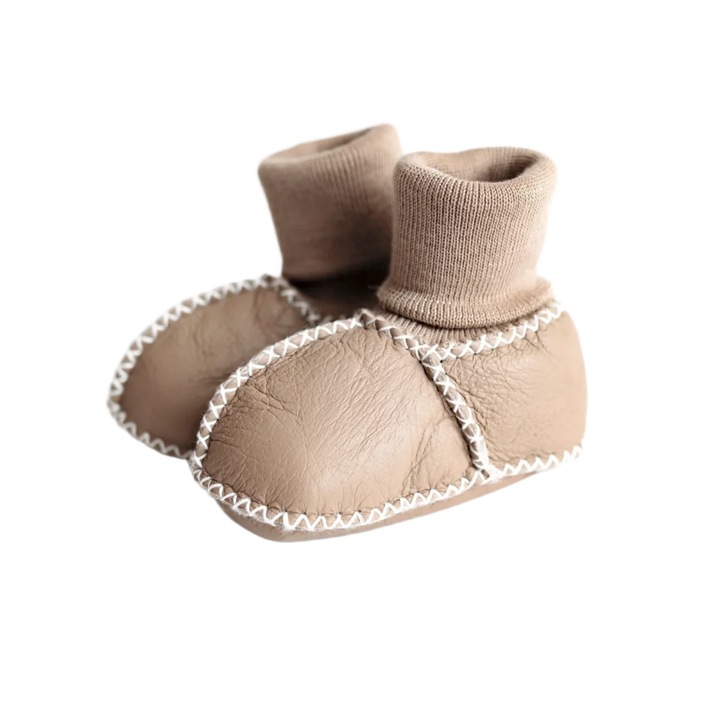 Finn + Emma Cozy Baby Booties (0-12M)
