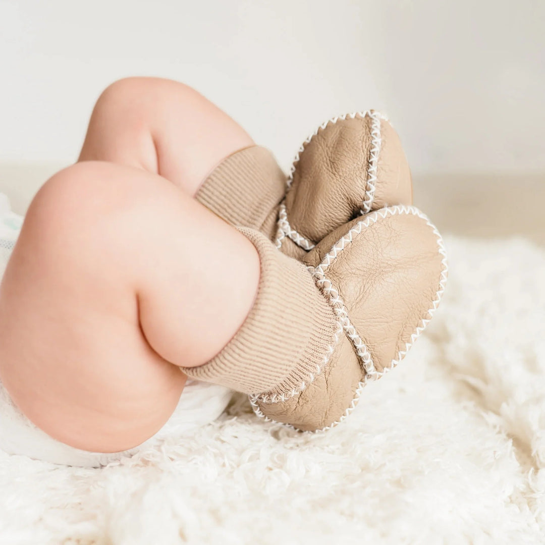 Finn + Emma Cozy Baby Booties (0-12M)