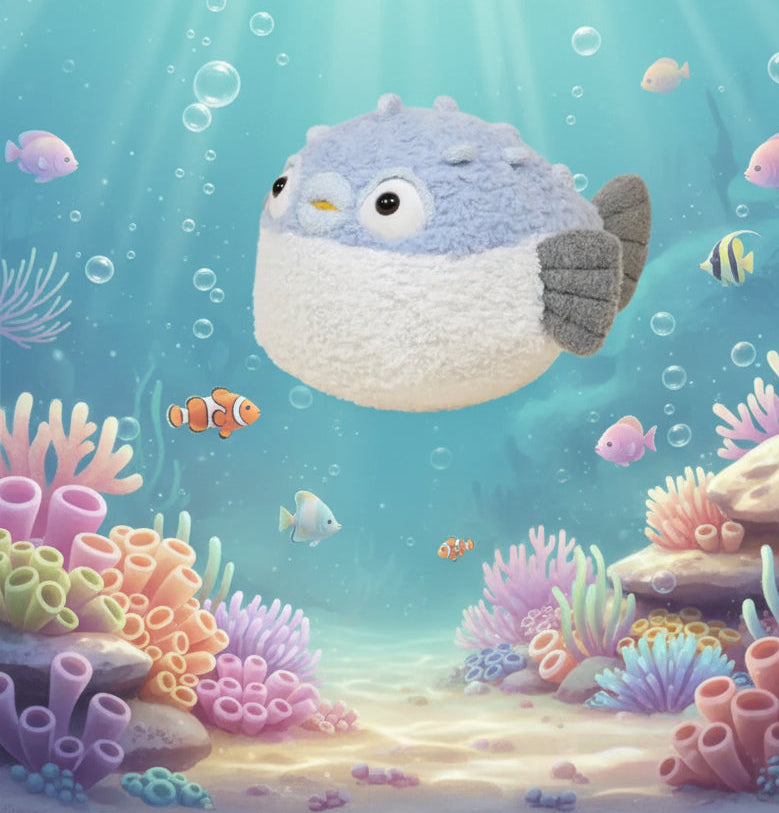 Coco Village Pufferfish Plush