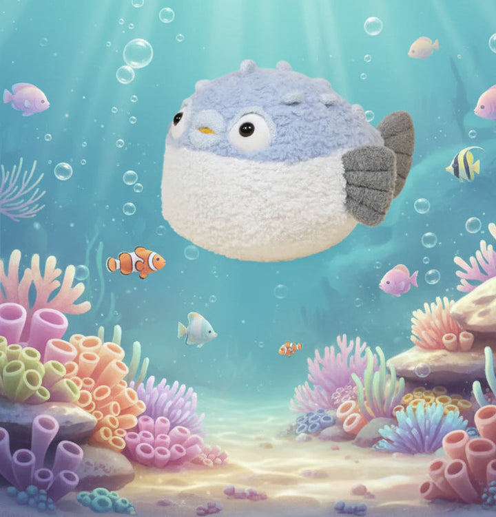 Coco Village Pufferfish Plush
