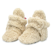 Zutano Furry Booties - Oat