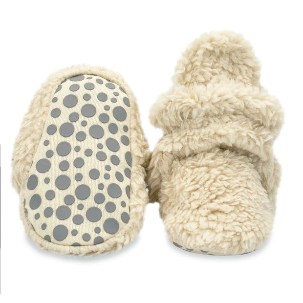 Zutano Furry Booties - Oat