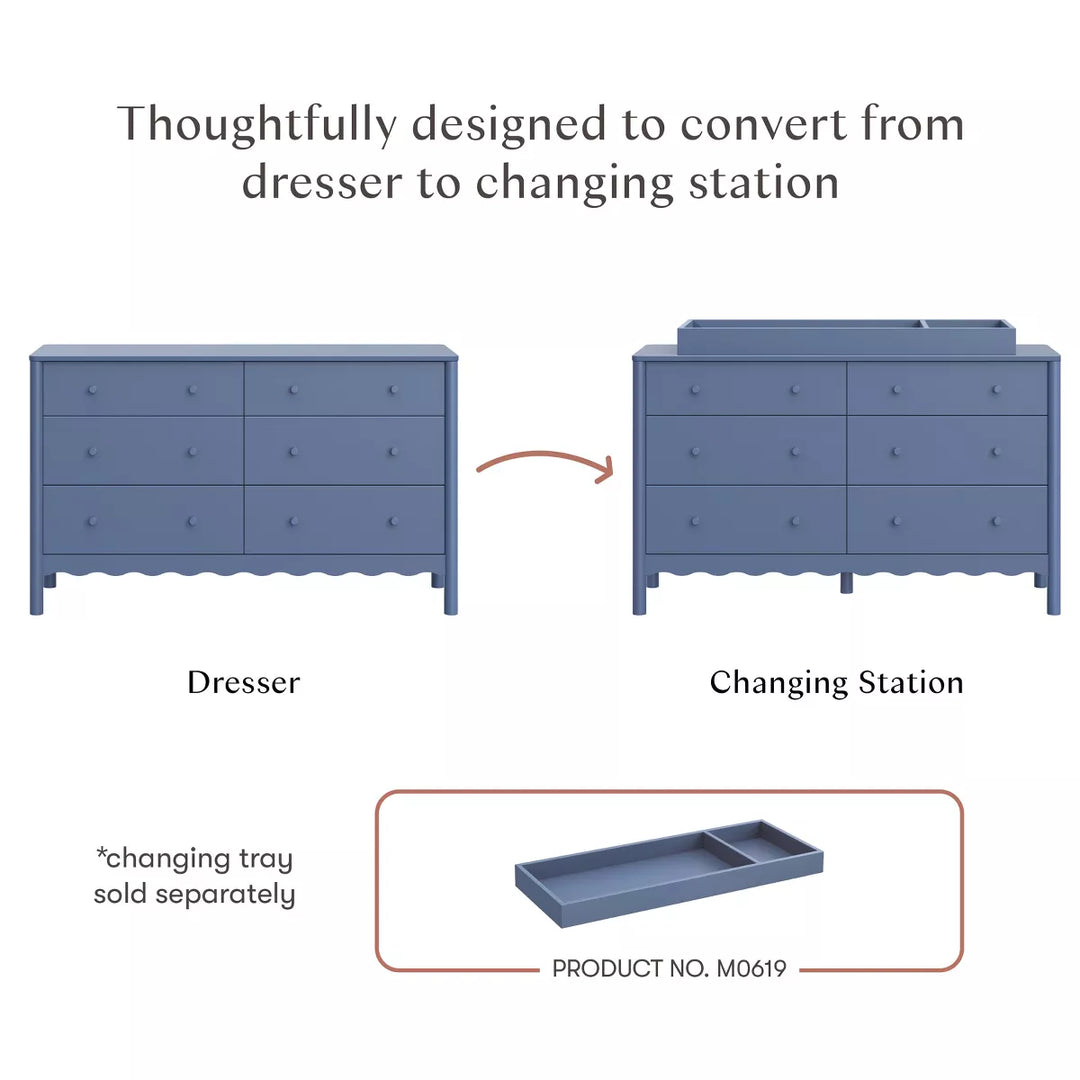 Babyletto Swell 6-Drawer Dresser -  Assembled