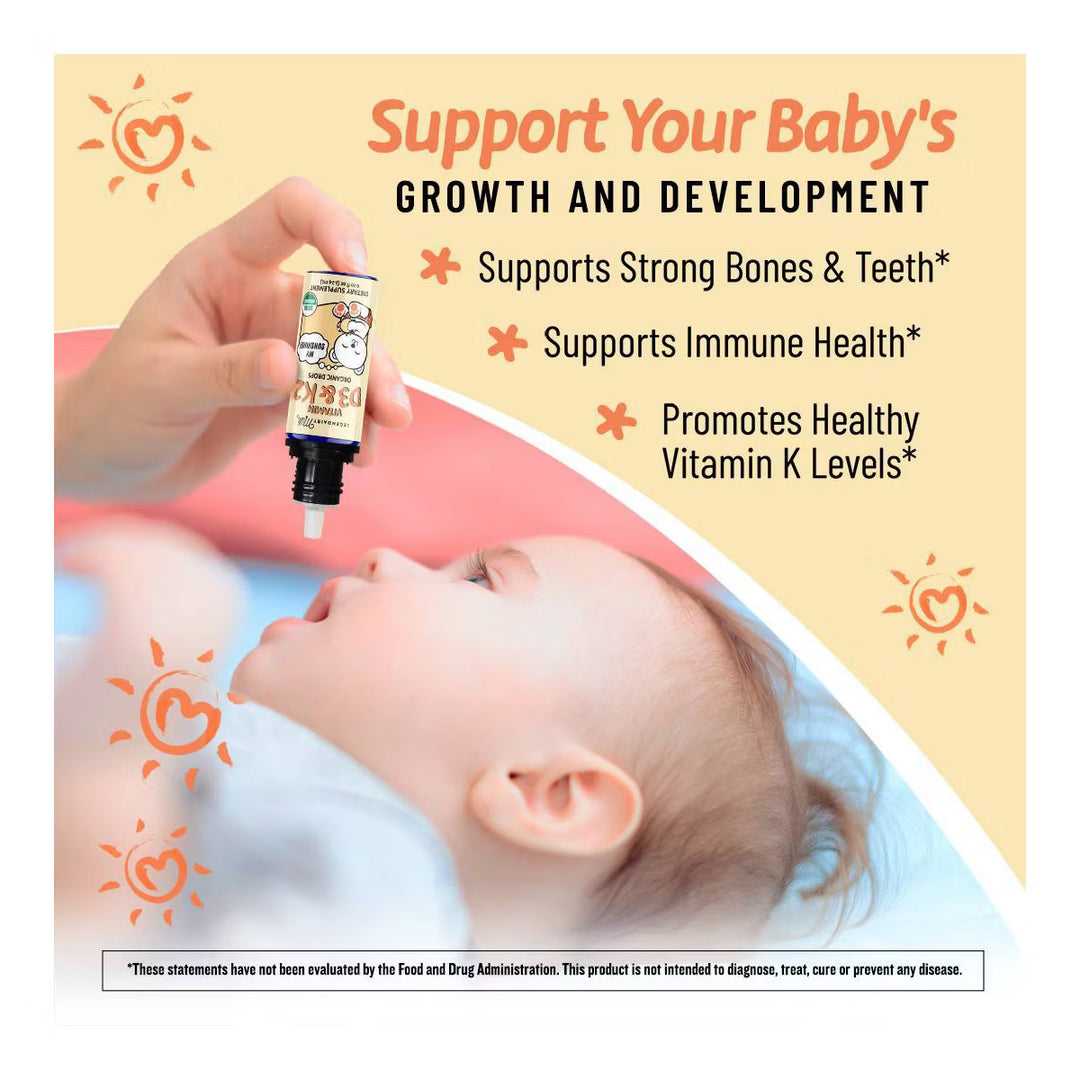 Legendairy Organic Baby and Toddler D3&K2 Drops