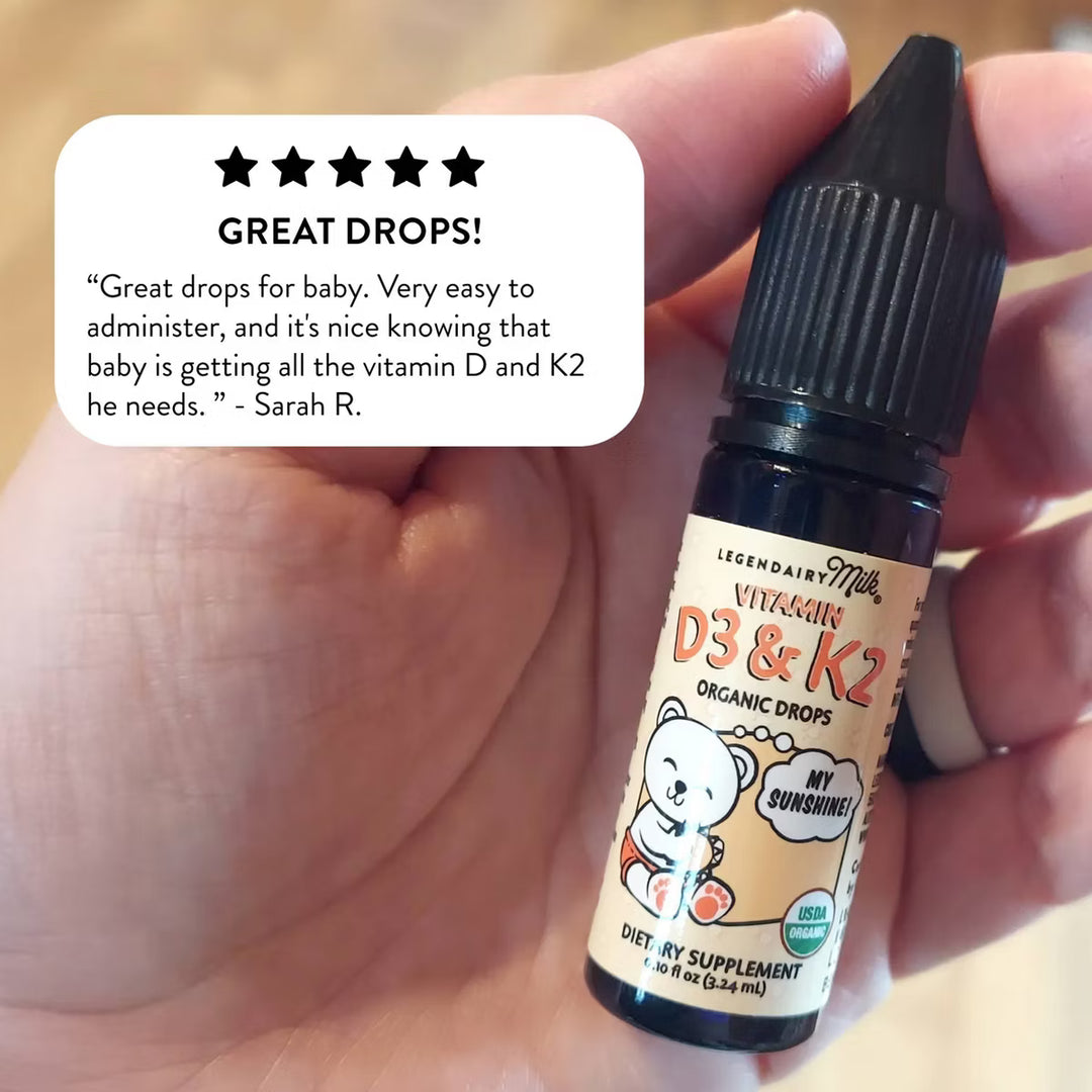 Legendairy Organic Baby and Toddler D3&K2 Drops