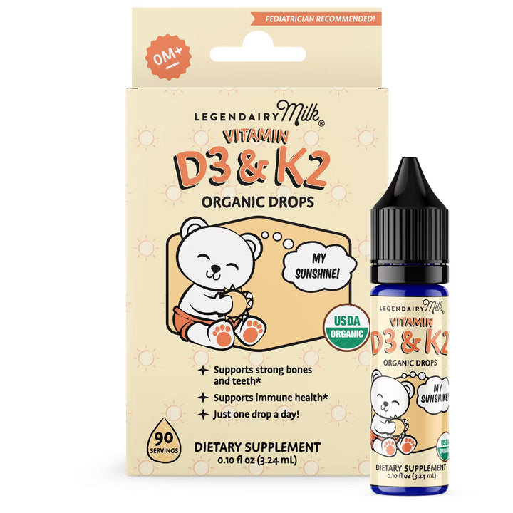 Legendairy Organic Baby and Toddler D3&K2 Drops