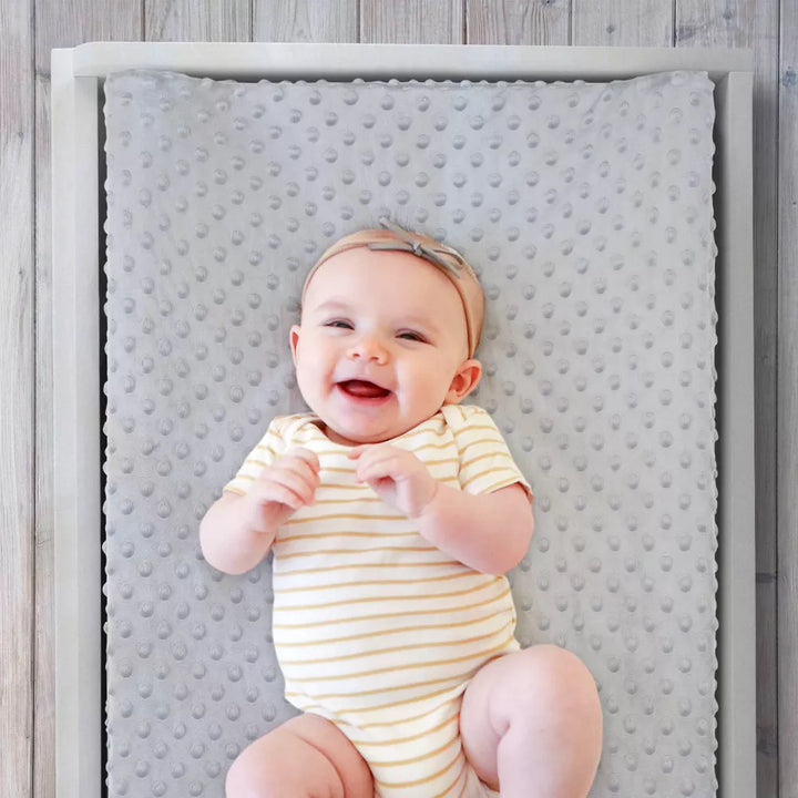 American Baby Company Minky Dot Contoured Changing Pad Cover