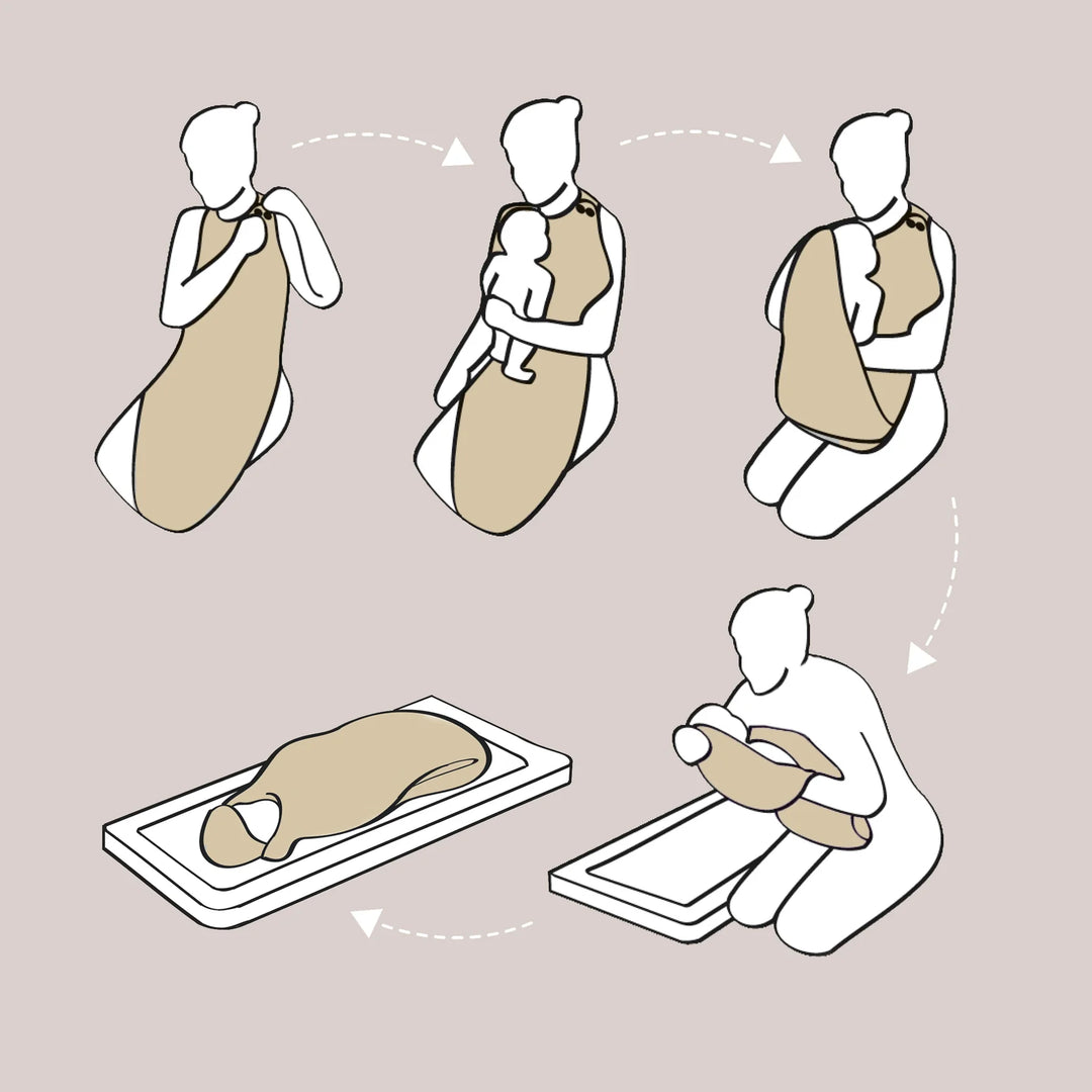 Cuddledry Hands Free Baby Towel