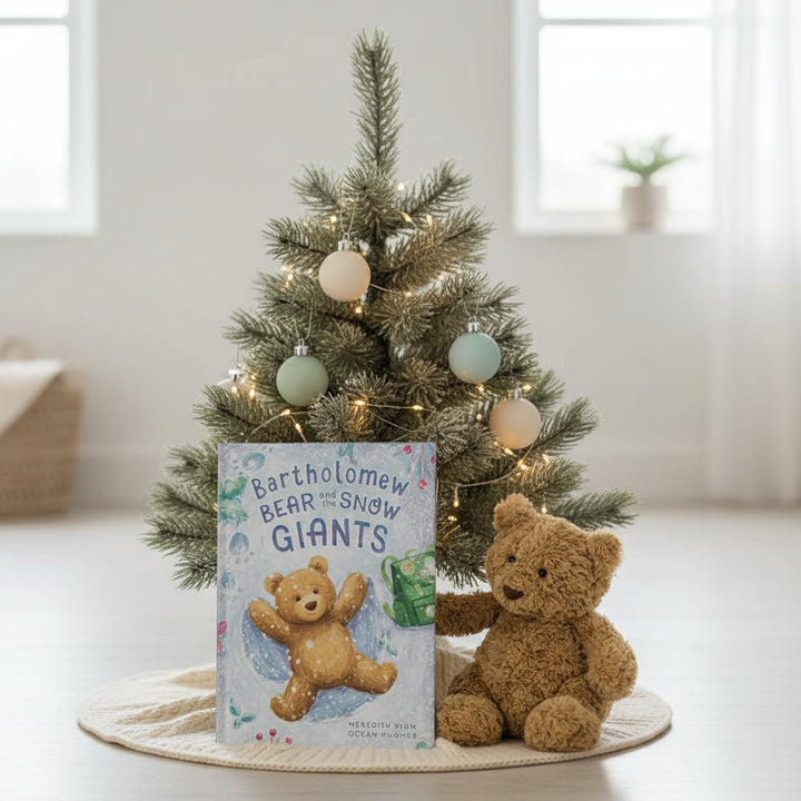 Jellycat Bartholomew Bear and the Snow Giants Book and Medium Bear Plush Set