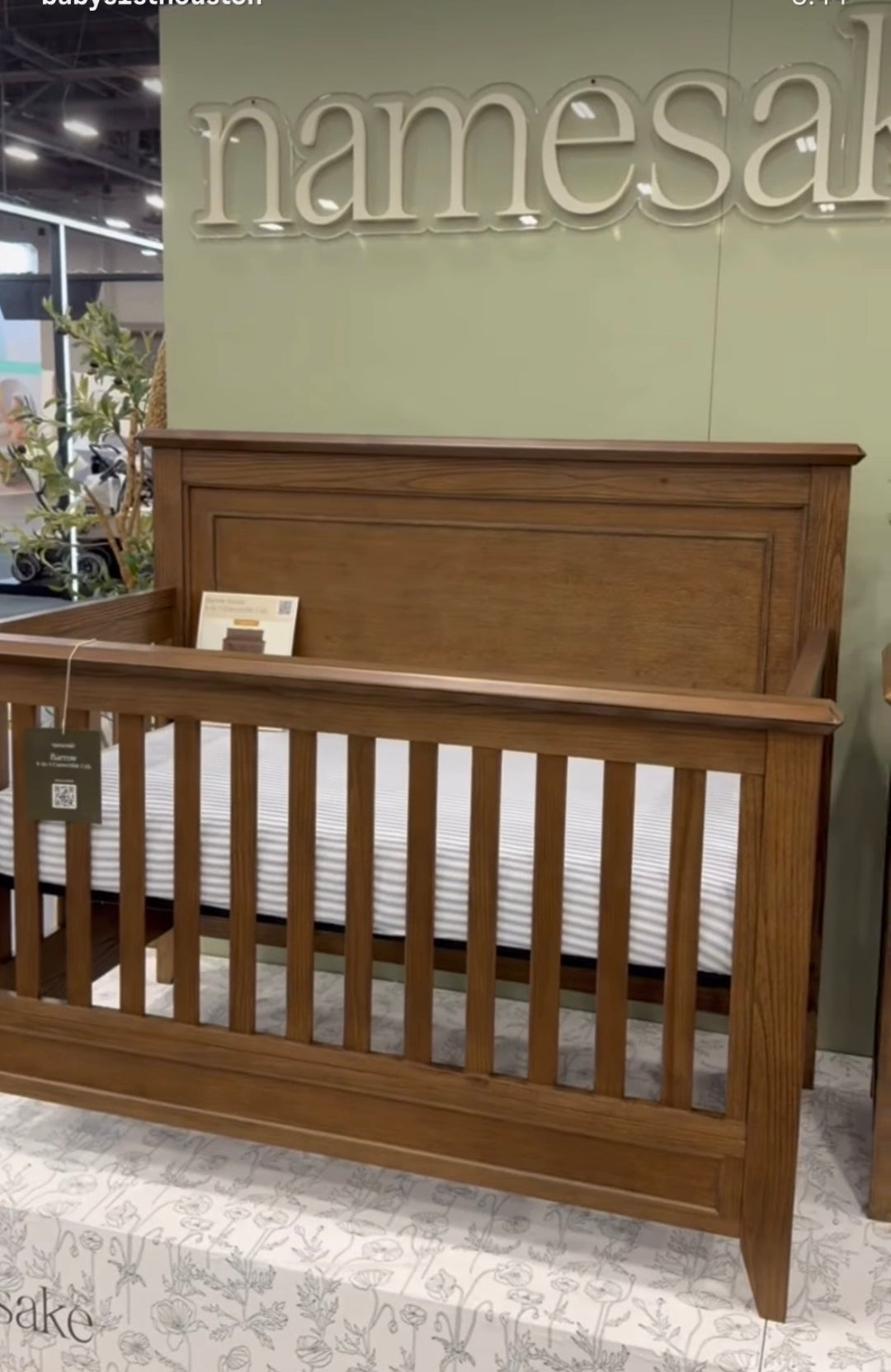 Monogram by Namesake Barrow 4-in-1 Convertible Crib