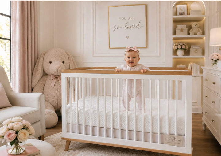 Moonlight Luxury Dreamer Crib Mattress w/ Breathable Cover