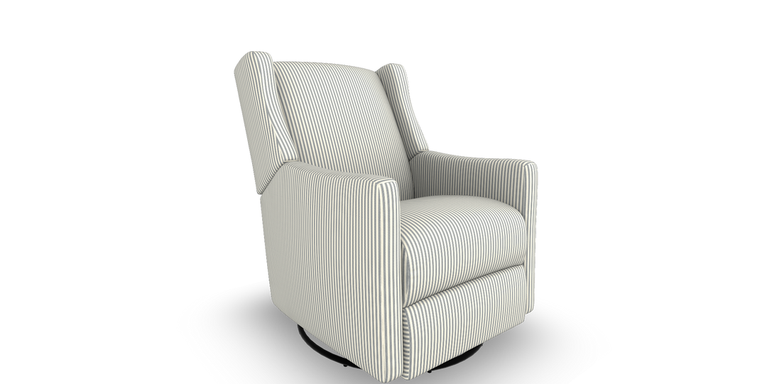 Best Chairs Lillian Swivel Glider Recliner  - USA Made