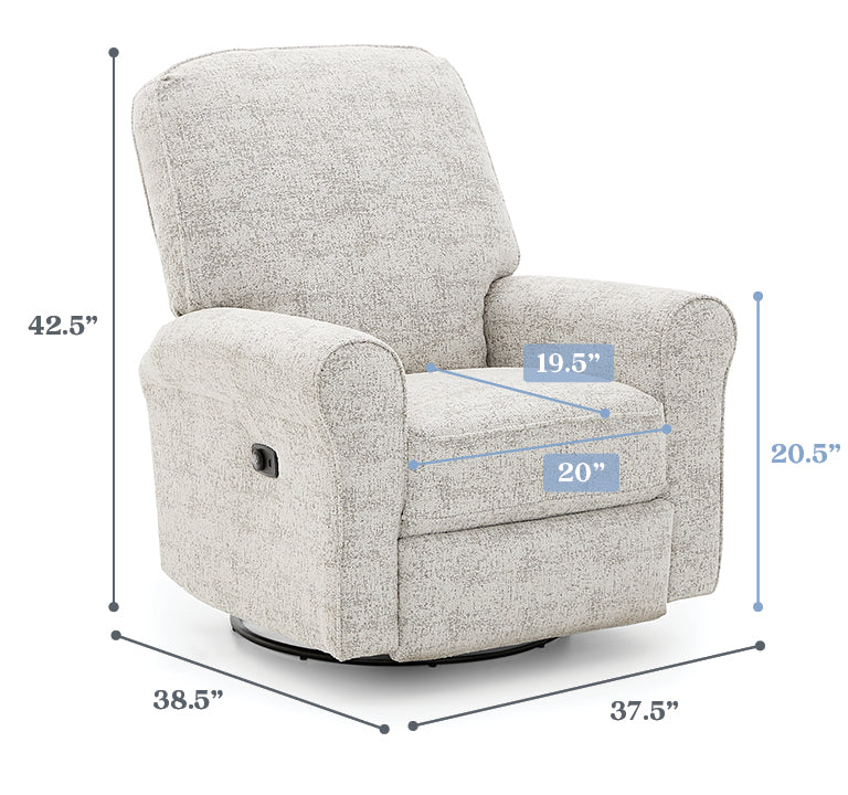 Best Josey Swivel Recliner w/Power-Tilt Headrest
