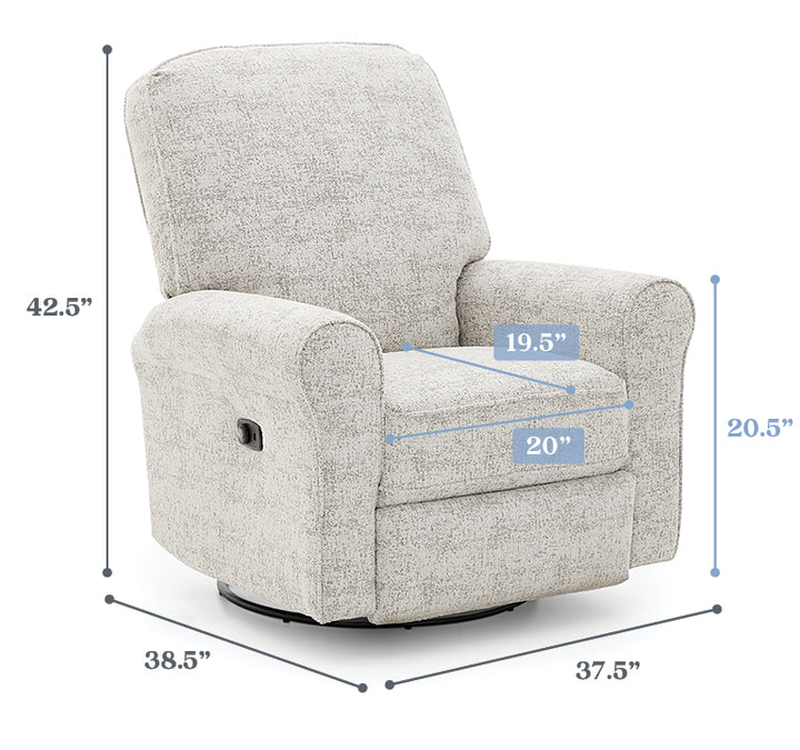 Best Josey Swivel Recliner w/Power-Tilt Headrest