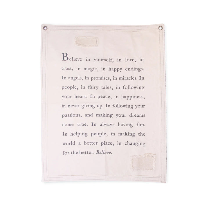 Sugarboo & Co. Believe In Yourself Canvas Wall Hanging 31.5"x40"