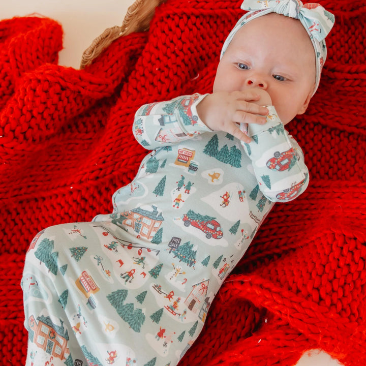 Copper Pearl Long Sleeve Body Suit - Snowy SLopes