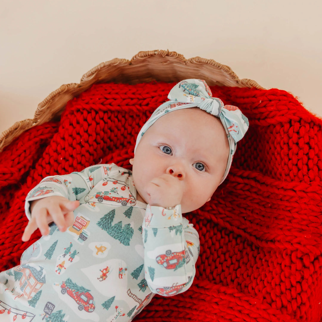 Copper Pearl Long Sleeve Body Suit - Snowy SLopes