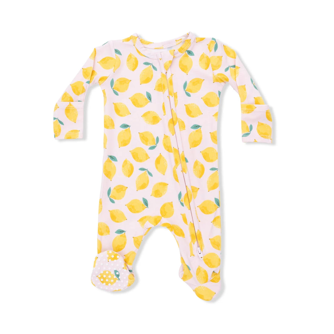 Angel Dear 2 Way Zipper Footie - Sunny Lemons