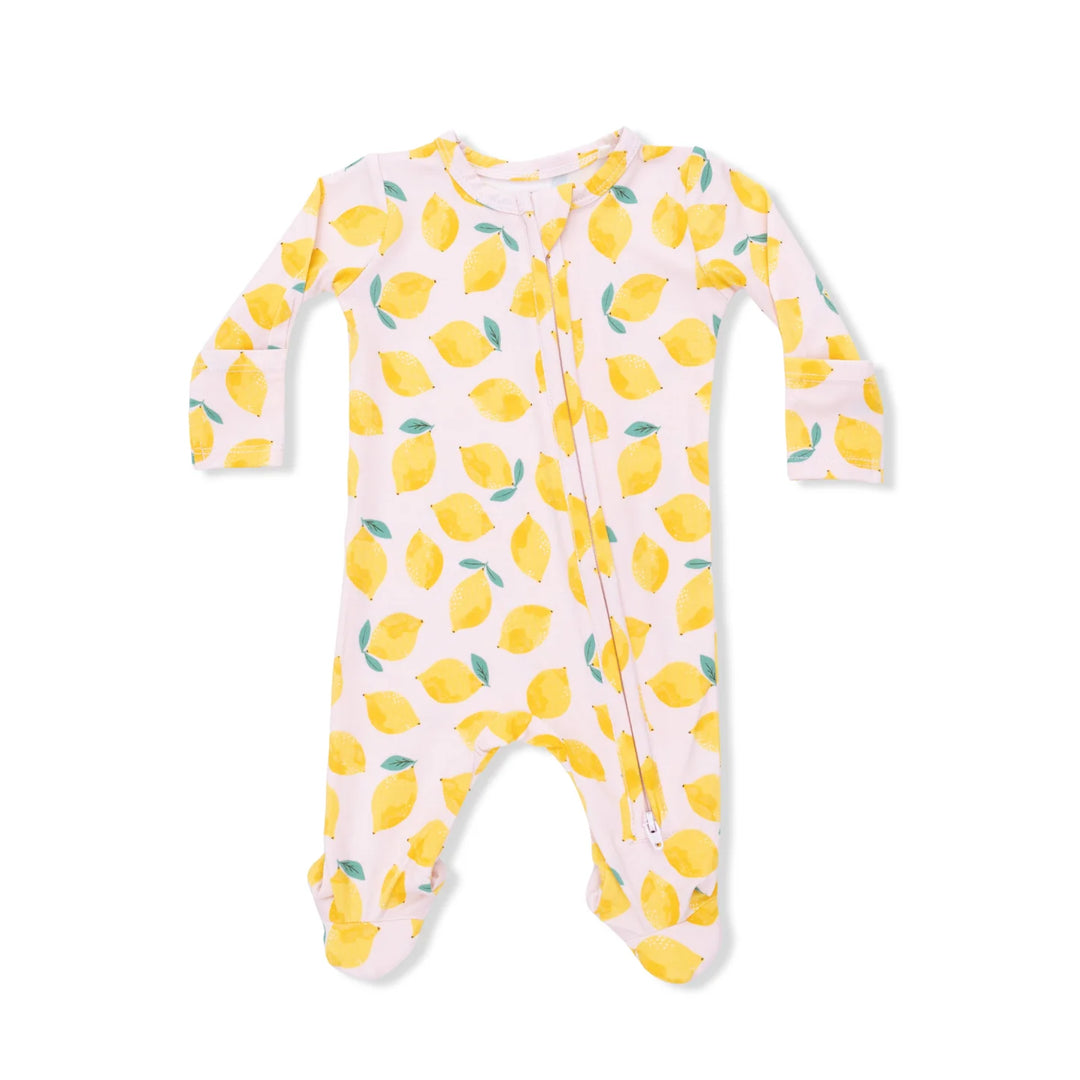 Angel Dear 2 Way Zipper Footie - Sunny Lemons